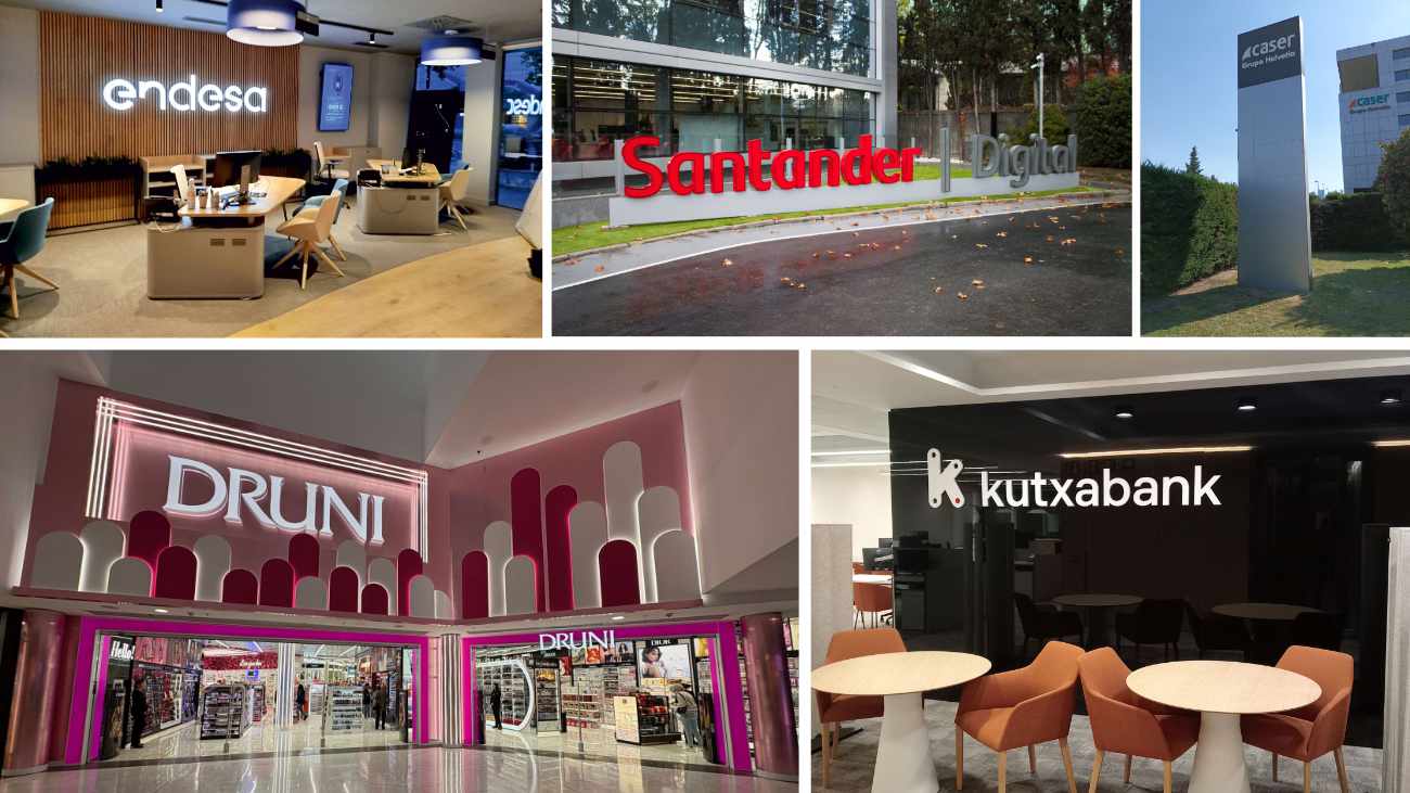 Imagen corporativa en espacios físicos Imagen corporativa en espacios físicos